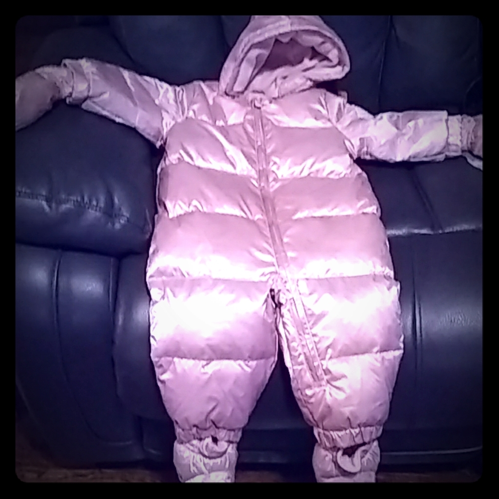 Baby girl snow suit